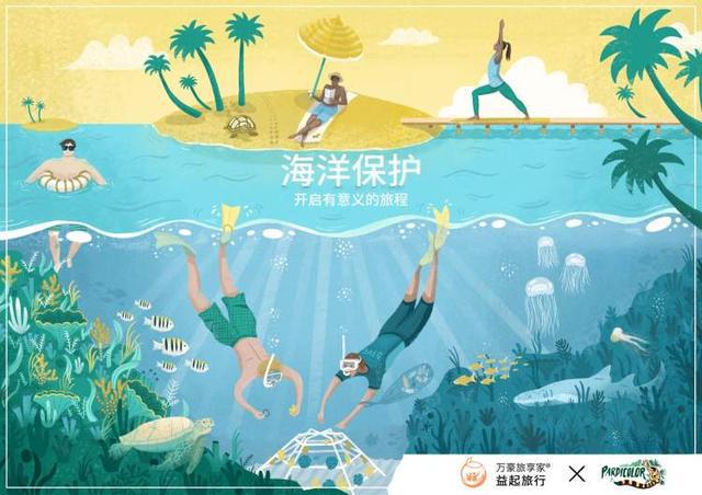 万金体育绘制创意旅行海报倡导环境保护、海洋保护和当地文化传承等主题近百家酒店加入(图1)